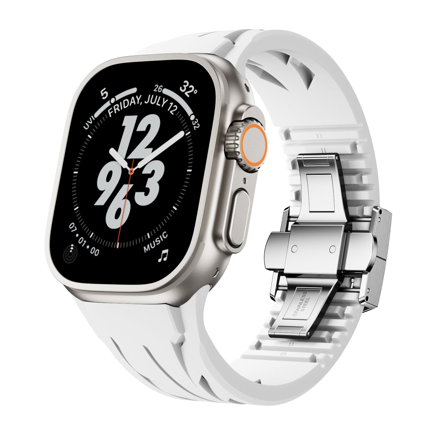 Streamlined Track FKM Band For Apple Watch